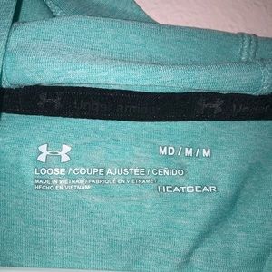 Blue with pink Under Armor lightweight hoodie